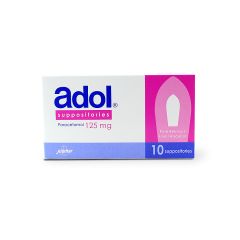 Adol 125 Mg Supp 10 S