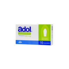 Adol 500 Mg Supp 10 S