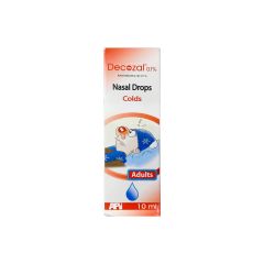 Decozal 0.1 % Adult Nasal Drops 10 Ml