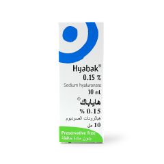 Hyabak Isotonic 0.15 % Eye Drops 10 Ml