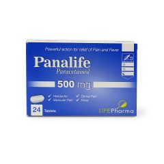 Panalife 500 Mg Tab 24 S