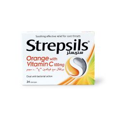 Strepsils 100 Mg Vitamin C Lozenges 24 S