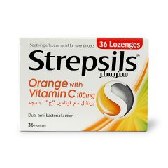 Strepsils 100 Mg Vitamin C Lozenges 36 S