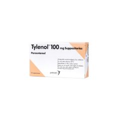 Tylenol 100 Mg Supp 10 S