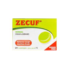 Zecuf Sugar Free Herbal Lozenges 24 S