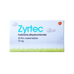 Zyrtec 10 Mg Tab 20 S