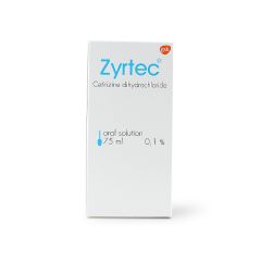 Zyrtec 5 Mg / 5 Ml Oral Solution 75 Ml