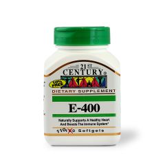 21 St Century E 400 Iu Softgels 110 S