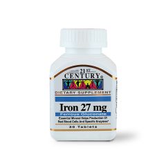 21 St Century Iron 27 Mg Tab 30 S