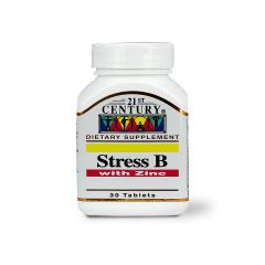 21 St Century Stress B + Zinc Tab 30 S