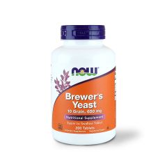 Now Brewers Yeast 650 Mg Tab 200 S