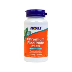 Now Chromium Picolinate Caps 200 Mcg 100 S