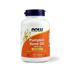 Now Pumpkin Seed Oil 1000 Mg Softgels 100 S