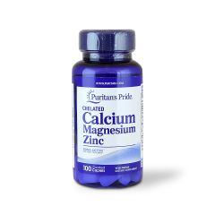 Puritans Pride Calcium Magesium Zinc Tab 100S