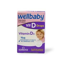 Wellbaby Vit D3 Drops 30 Ml