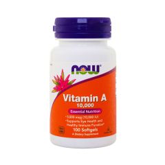 Now Vitamin A 10000 Iu Softgels 100 S