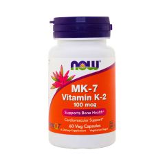 Now Mk-7 Vitamin K2 100 Mcg Veg Caps 60 S