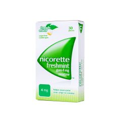 Nicorette 4 Mg Freshmint Gum 30 S