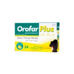 Orofar Plus Lemon Lozenges 24 S