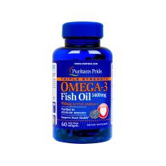 Puritans Pride Triple Strength Omega 3 Fish Oil 1400 Mg Softgels 60 S