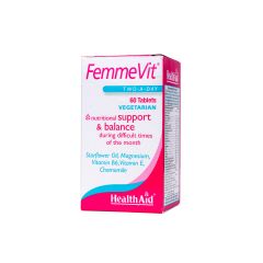 Health Aid Femmevit Vegetarian Tabs 60 S