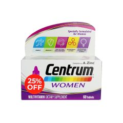 Centrum Women Tab 60 S @ 25% Off