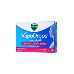 Vicks Vapodrops Berry Menthol Lozenges 16 S