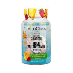 Vitaclass Sugar Free Multivitamin Children Natural Orange Pineapple And Strawberry Gummies 60 S