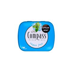 Compass Sugar Free Fresh Mints Spear Mint 14 G