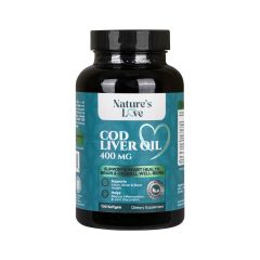 Natures Love Cod Liver Oil 400 Mg Softgels 100 S