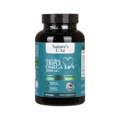 Natures Love Triple Omega 3-6-9 2000 Mg Softgels 90 S