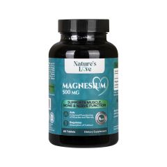 Natures Love Magnesium 500 Mg Tabs 60 S