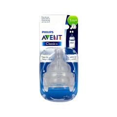 Avent Anti Colic Silicone Teat 1 M+ Slow Flow 2 S 0870 Scf632 / 27