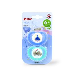 Pigeon Silicone Pacifier Minilight Twin 6+ 78260