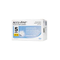 Accu-Fine Pen Needle 0.25 Mm 31 G 5 Mm 100 S