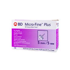 Bd Micro-Fine Plus Pen Needle 0.25 Mm 31 G 5 M 1 S