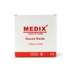 Medix Gauze Swabs Sterile 7.5 Cm X 7.5 Cm 12 Ply 50 S