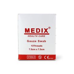 Medix Gauze Swabs Sterile 7.5 Cm X 7.5 Cm 8 Ply 50 S