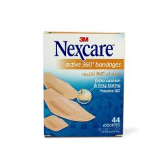 Nexcare Plaster Active Assorted 44 S 576-50Dp