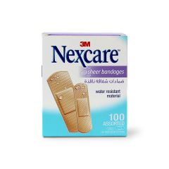 Nexcare Plaster Sheer Assorted 100 S 658