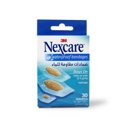 Nexcare Plaster Waterproof Assorted 30 S 588