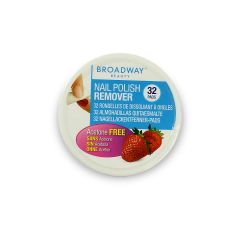 Broadway Nails Polish Remover Pads Strawberry 32 S