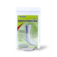 European Diabetic Socks Large White