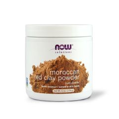 Now Moroccan Red Clay Powder 170 G