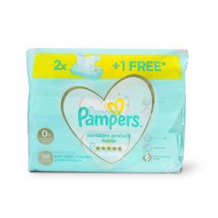 Pampers Wipes Sens 2+1 Offer