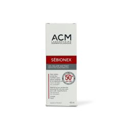 Acm Sebionex Mattifying Sunscreen Gel Spf 50+ 40 Ml