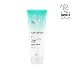 Vichy Normaderm 3 In 1 Cleanser + Scrub + Mask 125 Ml