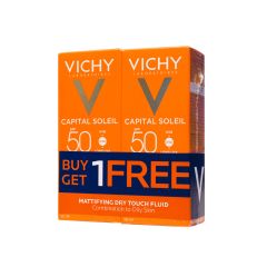 Vichy Sun Fluid Dry Touch Spf 50 50 Ml 1 + 1 Free