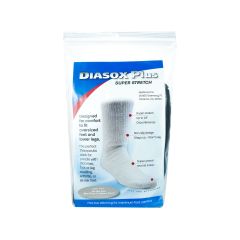 Diasox Plus Super Stretch Diabetic Socks Large Black