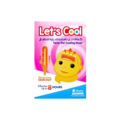 Lets Cool Fever Gel Cooling Sheet Infant 4 S